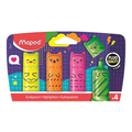 MAPED Fluo Peps Mini Kawaii Szövegkiemelő Készlet – 4 Szín (1-5 mm)
