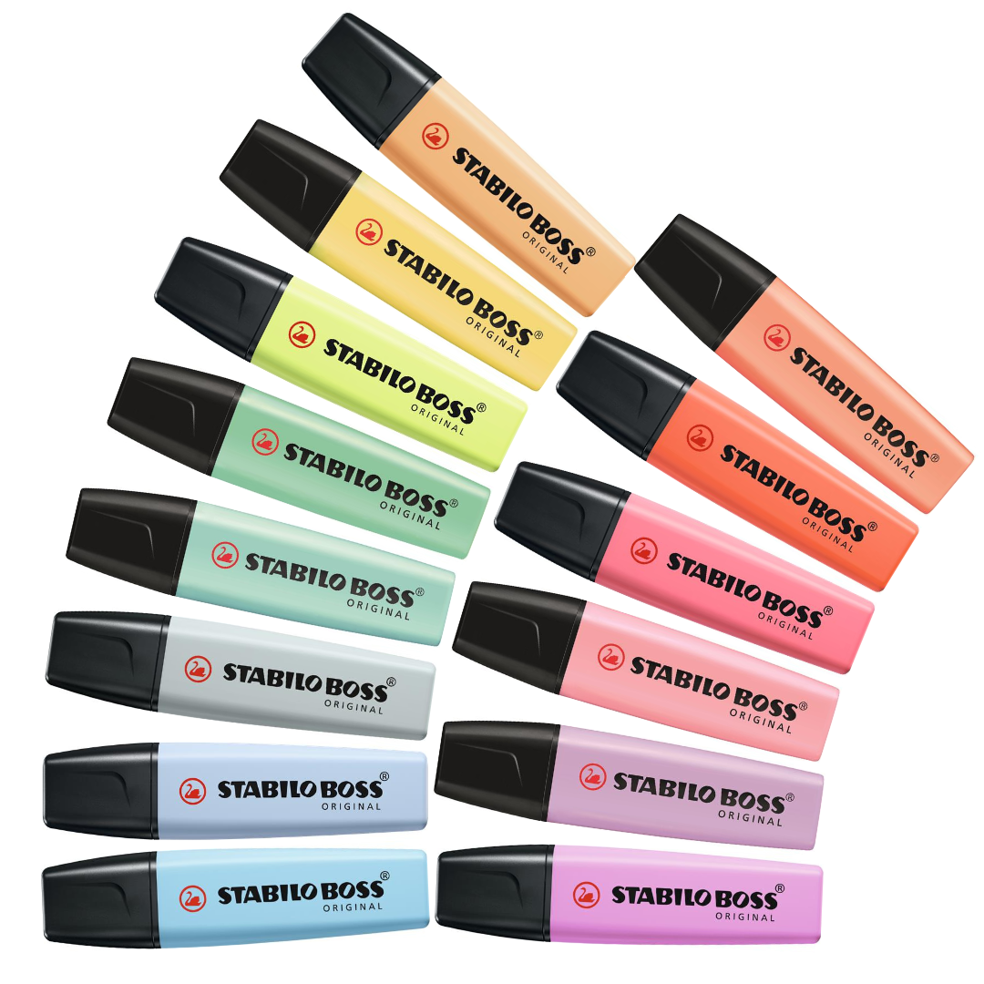 STABILO BOSS Original Pastel szövegkiemelő, 2-5 mm - vegyes