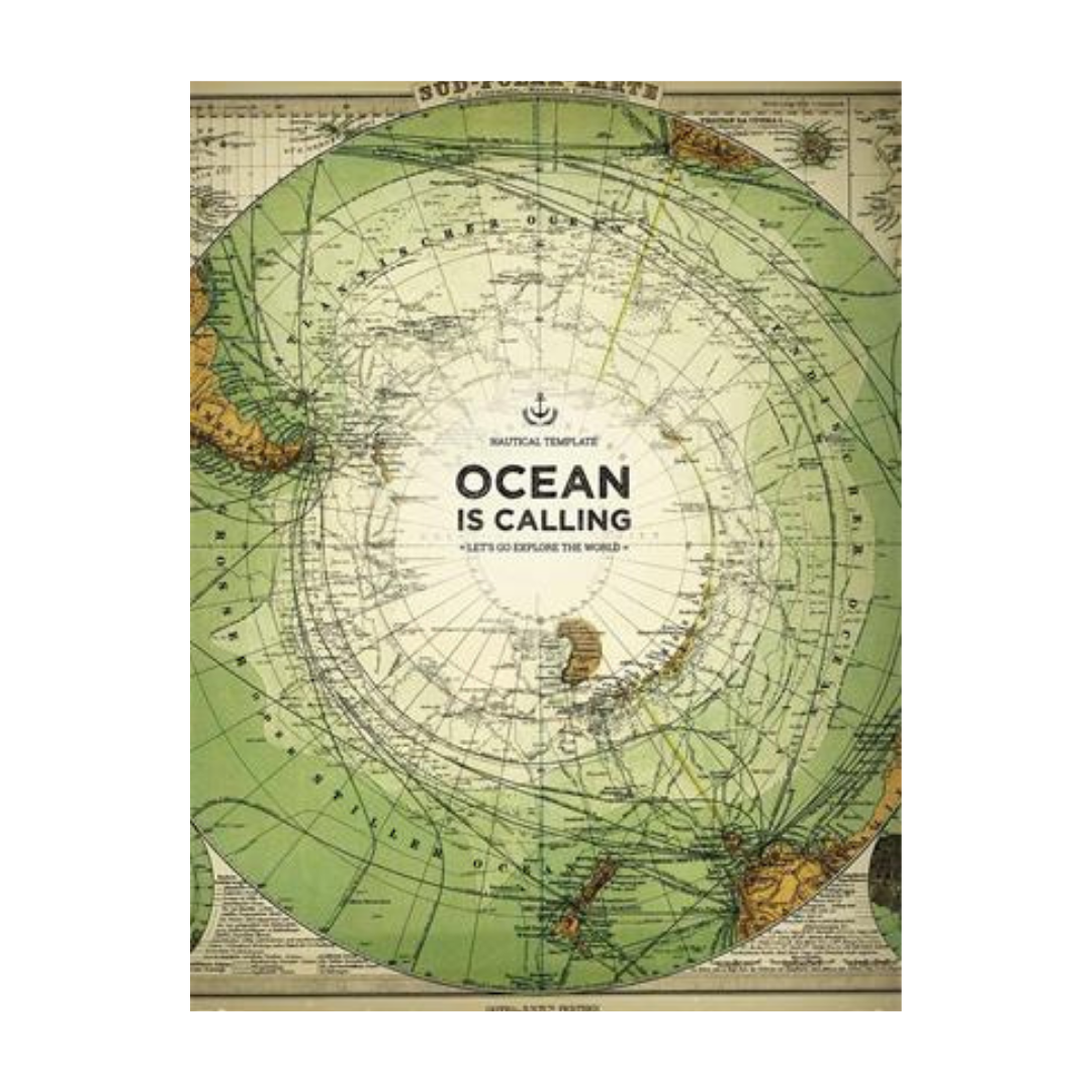 SHKOLYARYK Ocean is Calling Füzet – tűzött, A4, vonalas, 40 lap