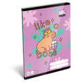 LIZZYSULI Füzet – tűzött, A5, sima, Lollipop Capybara, 20-32