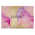 SHKOLYARYK Drawing Muse Vázlatfüzet – spirál, A4, 150 g, 30 lap