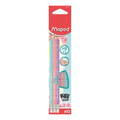 MAPED Black'Peps Pastel grafitceruza radírral, 3 db-os csomag