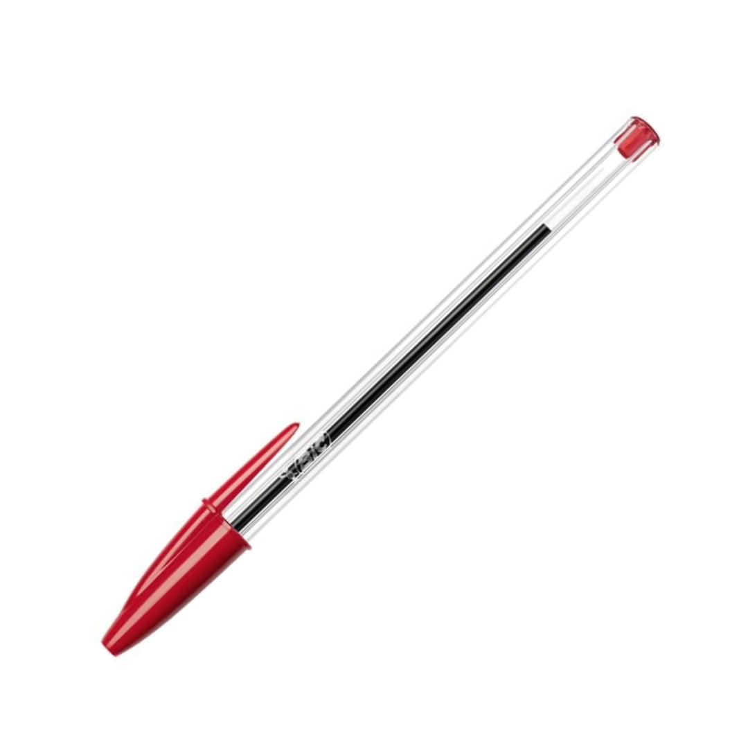 BIC Cristal Original Golyóstoll – 0,32mm, kupakos, piros