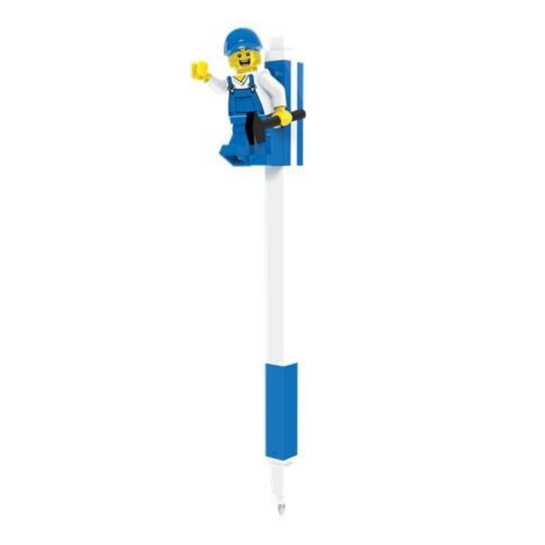 LEGO Zseléstoll – 0,7 mm, kupakos, mini figurával, kék
