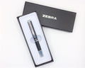 ZEBRA SL-F1 Golyóstoll – 0,24 mm, teleszkópos, metálfekete tolltest, kék
