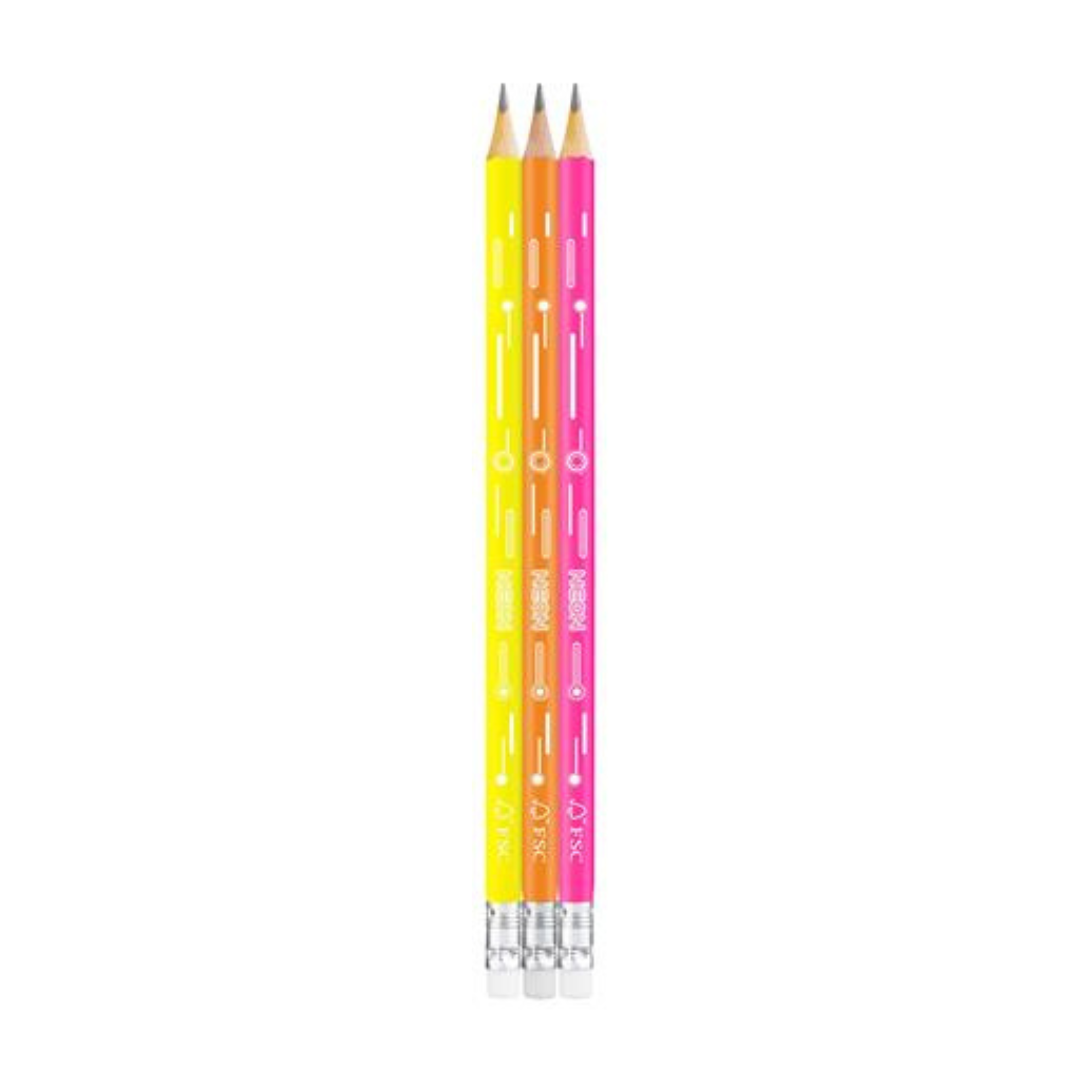 MAPED Black'Peps Neon grafitceruza radírral (HB)