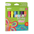APLI Color Sticks Fluor Tempera kréta készlet – 6 fluoreszkáló szín