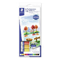 STAEDTLER 8880 Akvarell festék – tubusos, 12 különböző szín