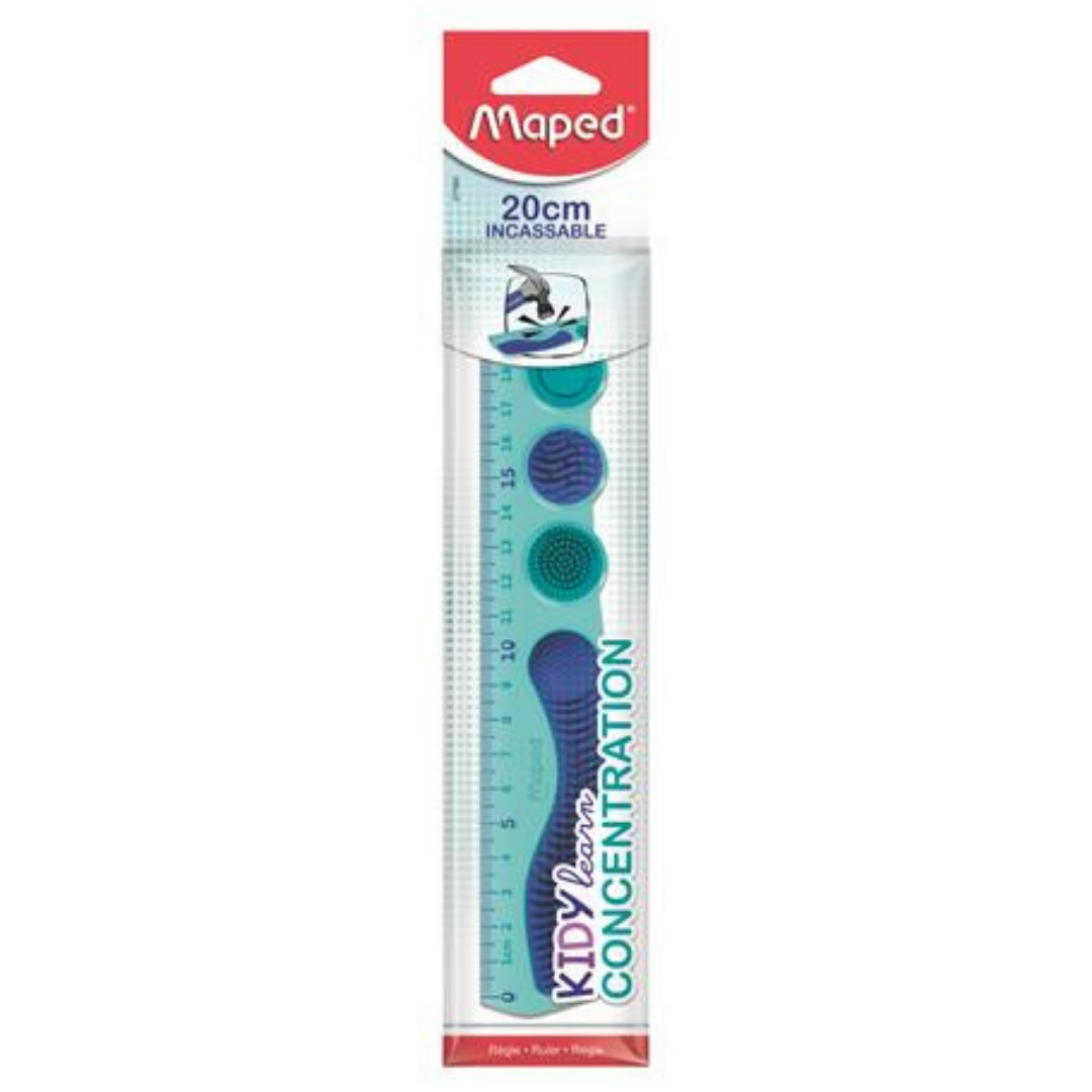 MAPED Kidy Learn Concentration Vonalzó – műanyag, 20 cm