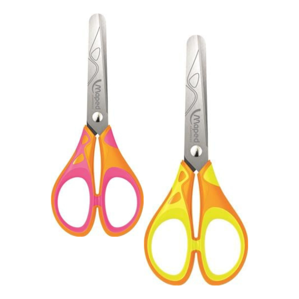 MAPED Soft Neon Olló – iskolai, 13 cm