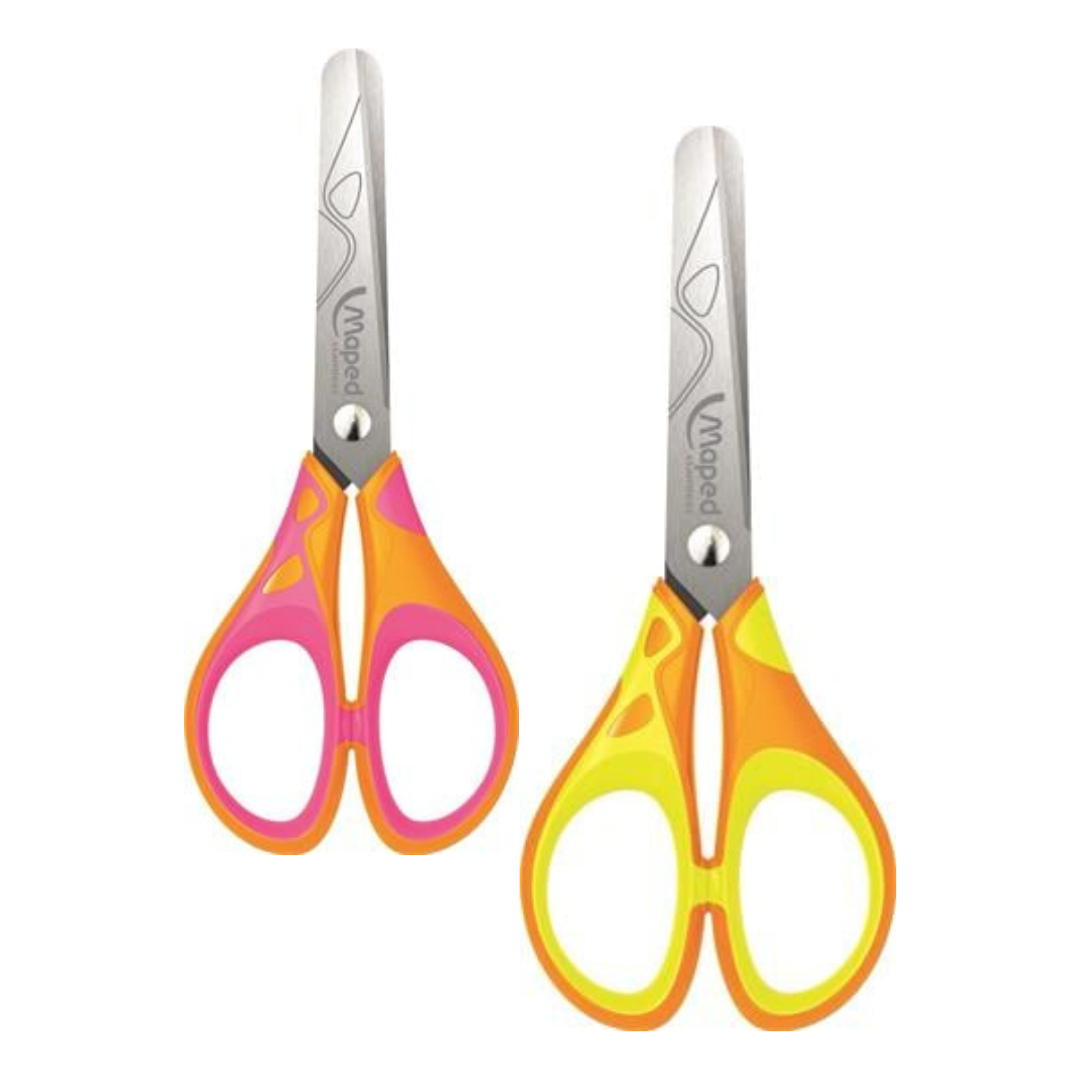 MAPED Soft Neon Olló – iskolai, 13 cm