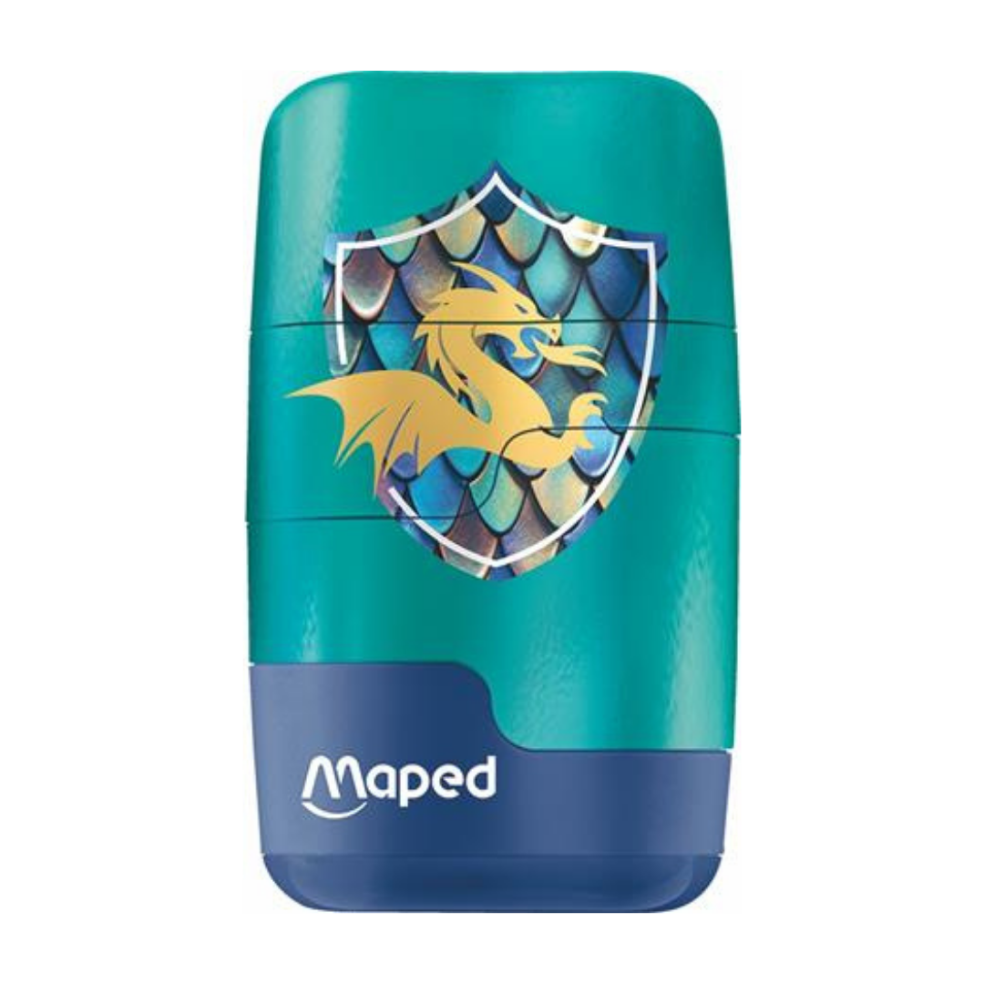 MAPED Connect Dragon hegyező és radír, sárkány